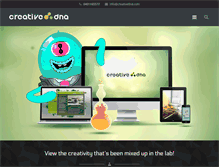 Tablet Screenshot of creativedna.com